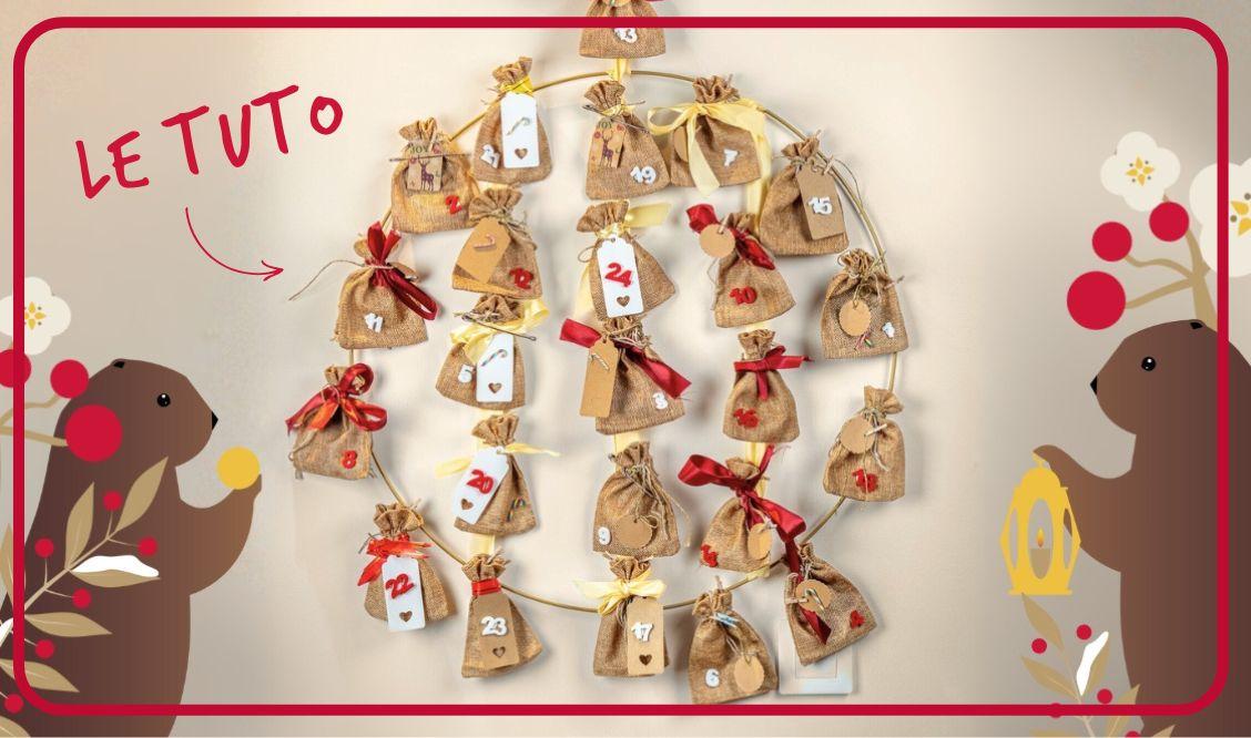 Tuto : le Calendrier de l’Avent Thés en forme de couronne