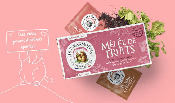 Craquez pour les "fruitées", sans arômes ajoutés