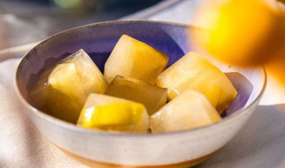 Recette : les glaçons originaux citron-thé-menthe