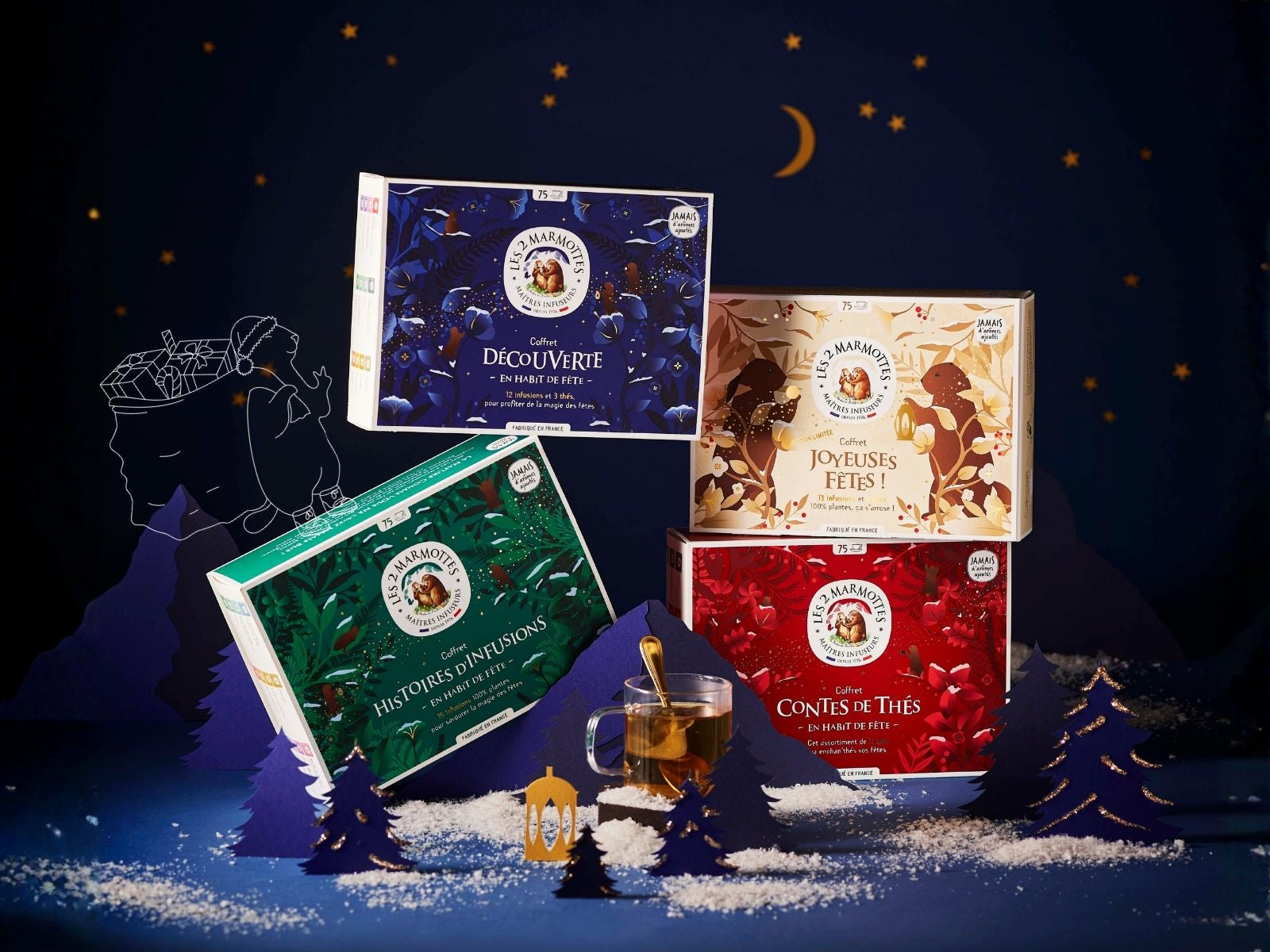 Coffrets cadeaux noel tisanes et thés, offre spéciale Black Friday