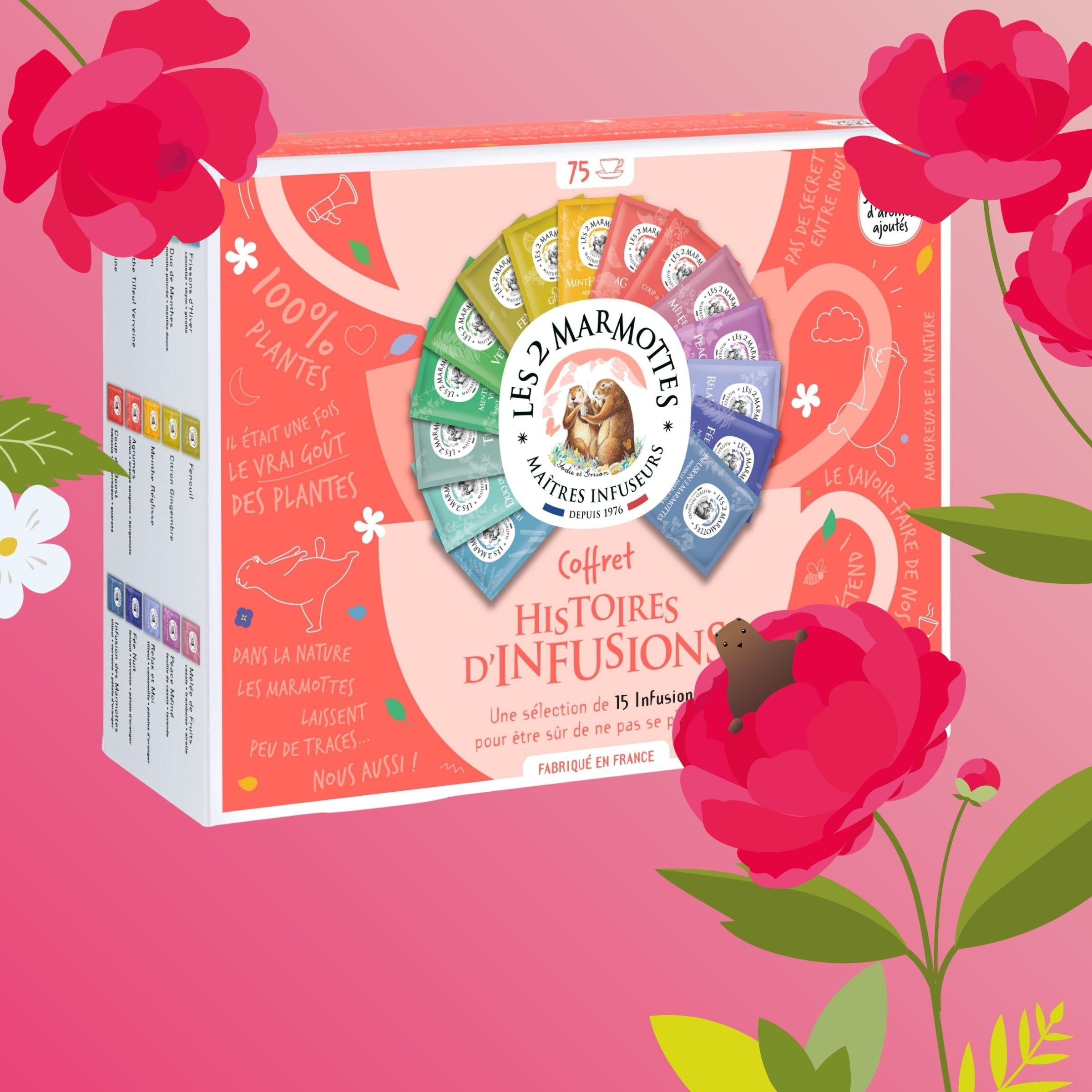 Coffret 100% tisanes à offrir à celles qui ne boivent pas de thé