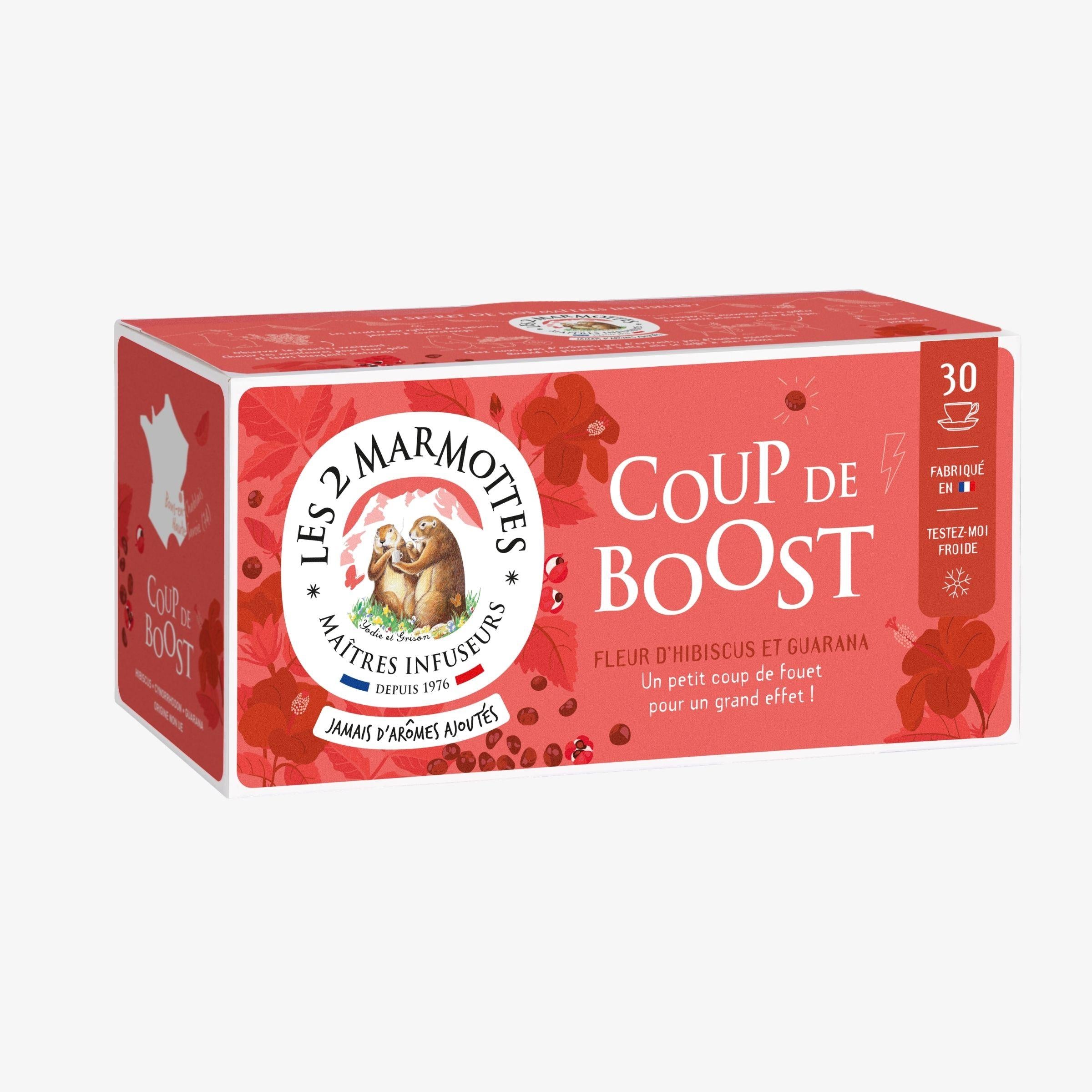 Infusion energisante pour le matin : Coup de Boost, à la fleur d'hibiscus