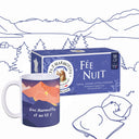 Pack cadeau pour gros dormeurs : tisane "fée nuit" des marmottes + mug "une marmotte et au lit"