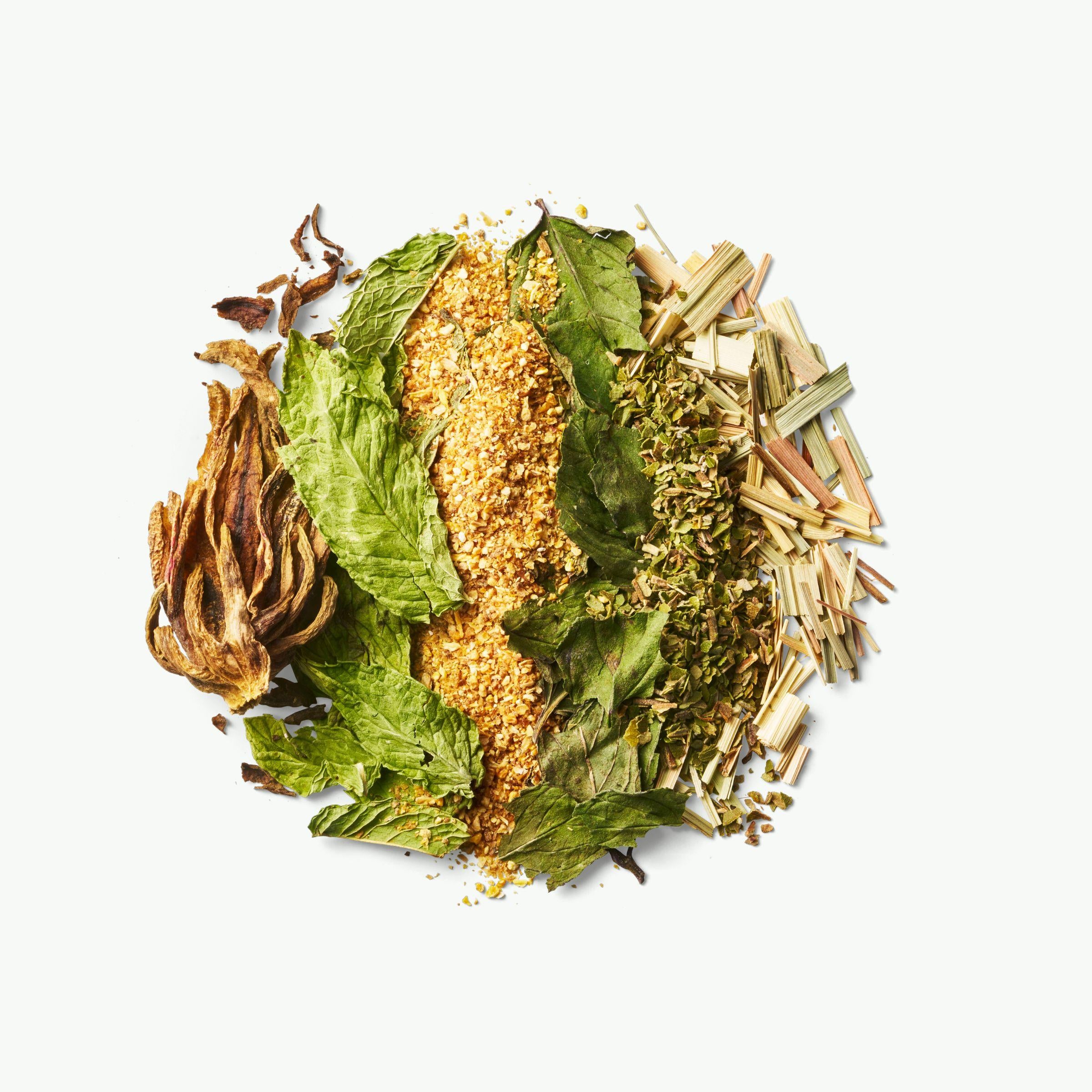 Ingrédients séchés : composition infusion Dizest Les 2 Marmottes