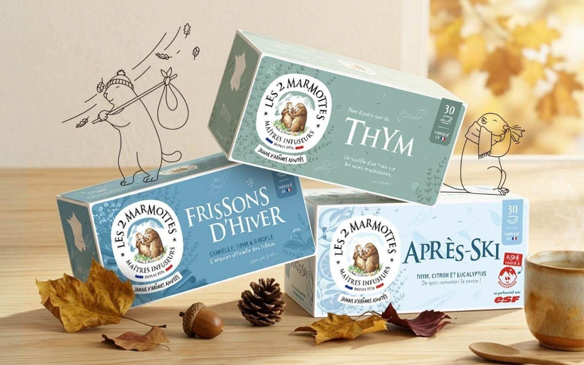 Pack de 3 tisanes de thym pour l'automne