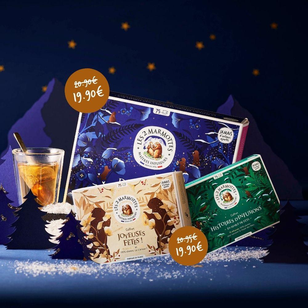 Coffrets cadeaux tisanes à moins de 20€