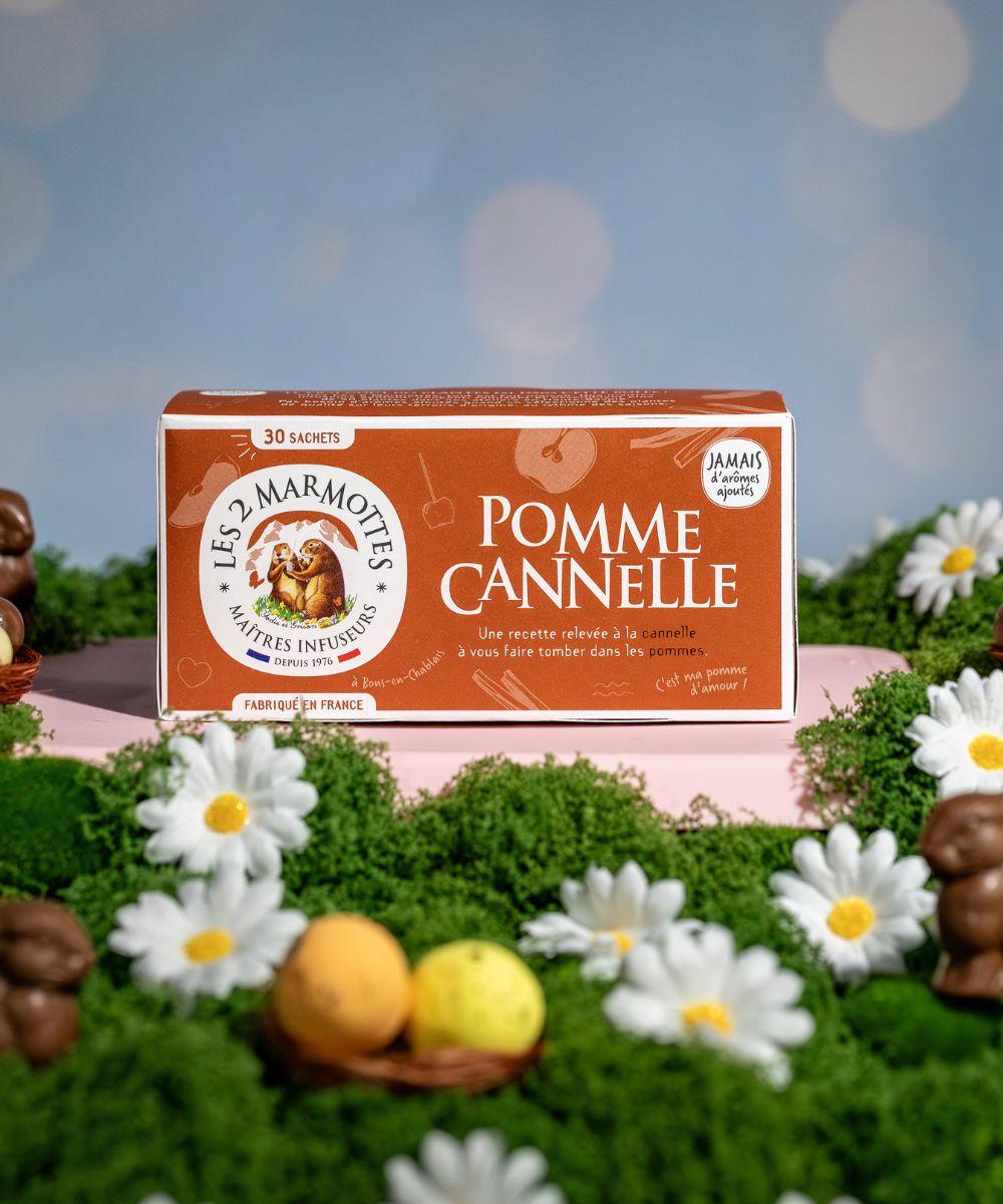 Pomme cannelle, tisane gourmande inspiration crumble