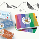 Boîte à thé en métal garnie de 3 boîtes de tisanes