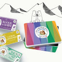 Idée cadeau : boîte métal colorée contenant tisanes et thés glacés pour l'été