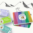 Boîte métal garnie de 3 boîtes d'infusions et thés sans arômes ajoutés pour le printemps