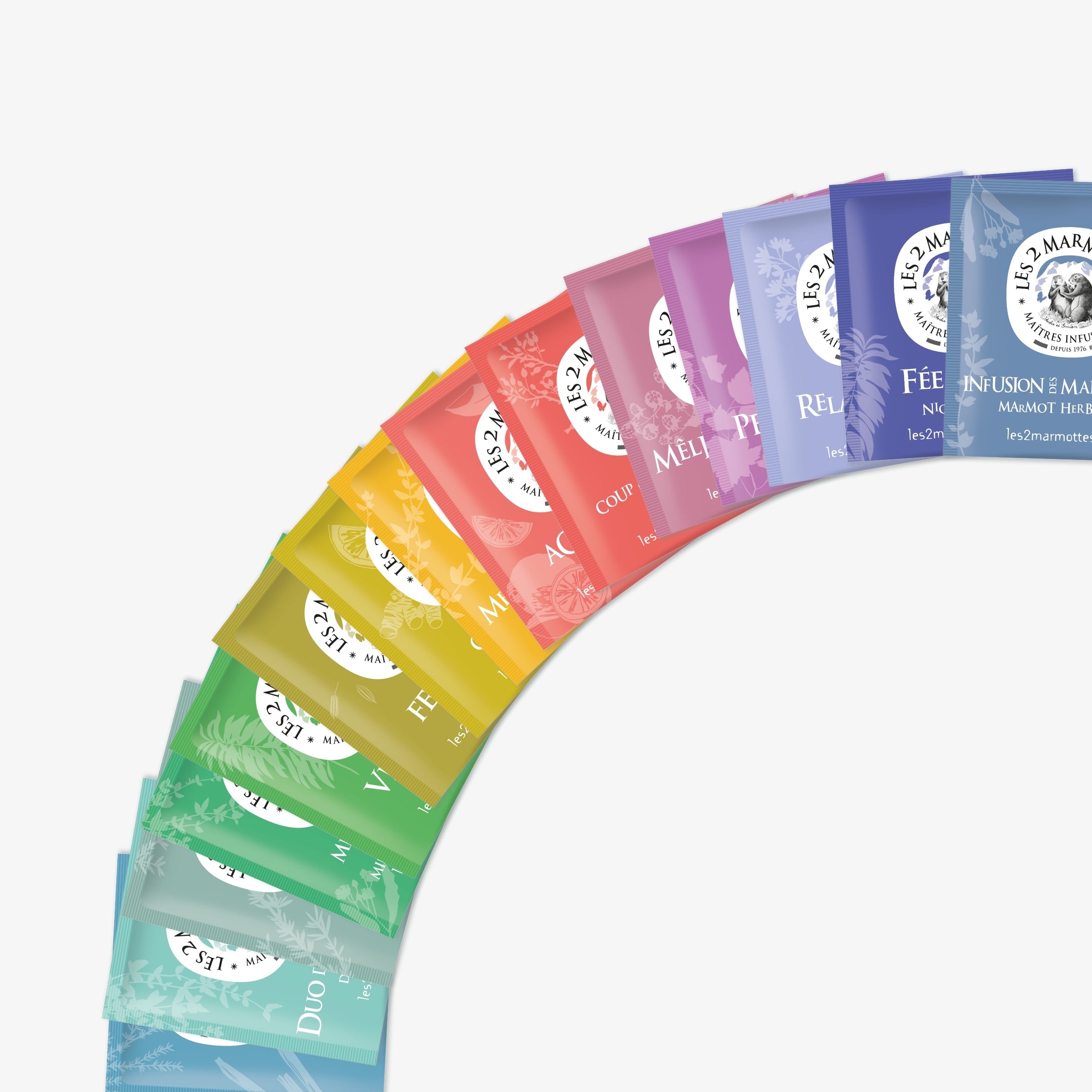 Assortiment de 15 tisanes dans le Coffret Cadeau Histoires d'Infusions