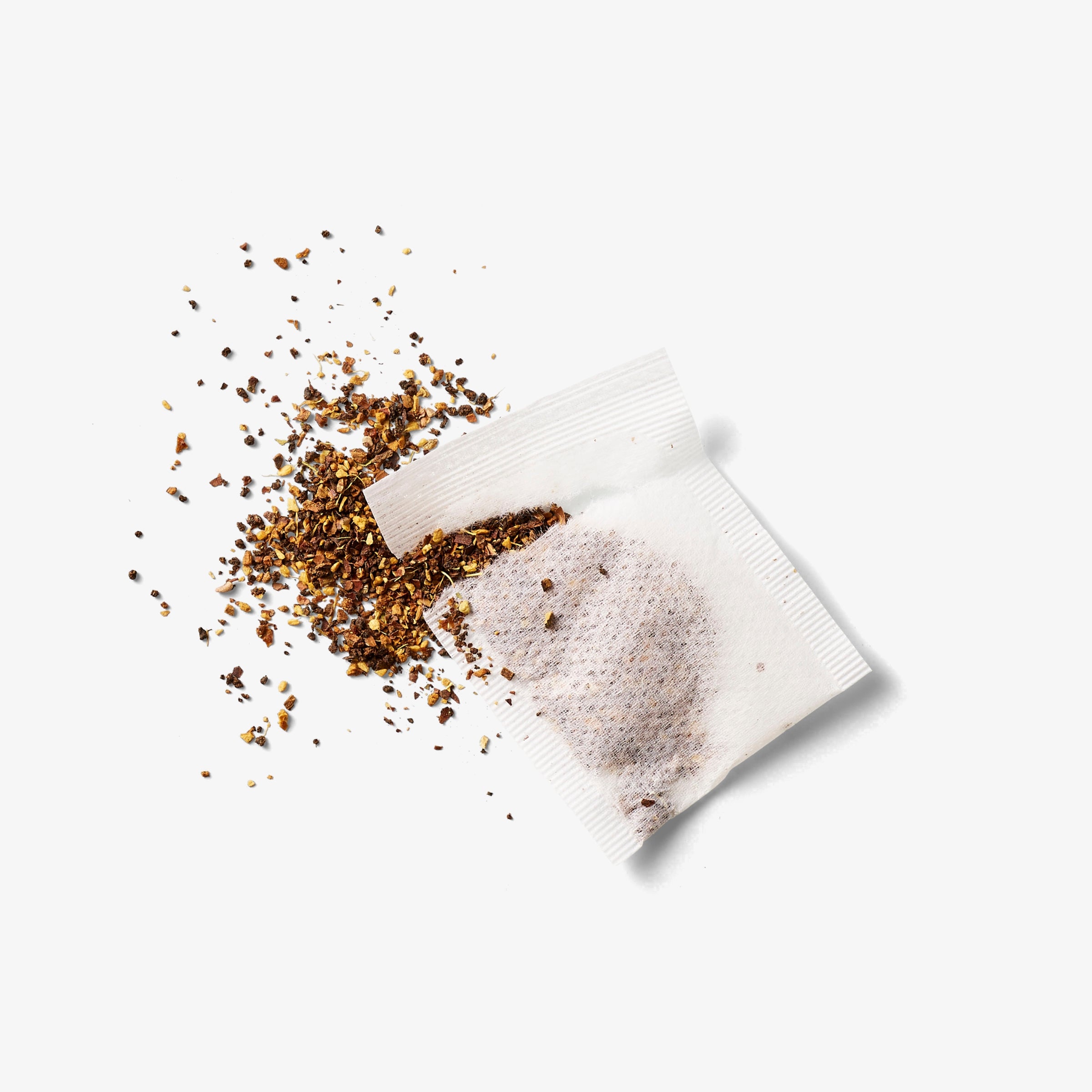 Sachet de thé en fête, sans ficelle, sans agrafe, sans étiquette