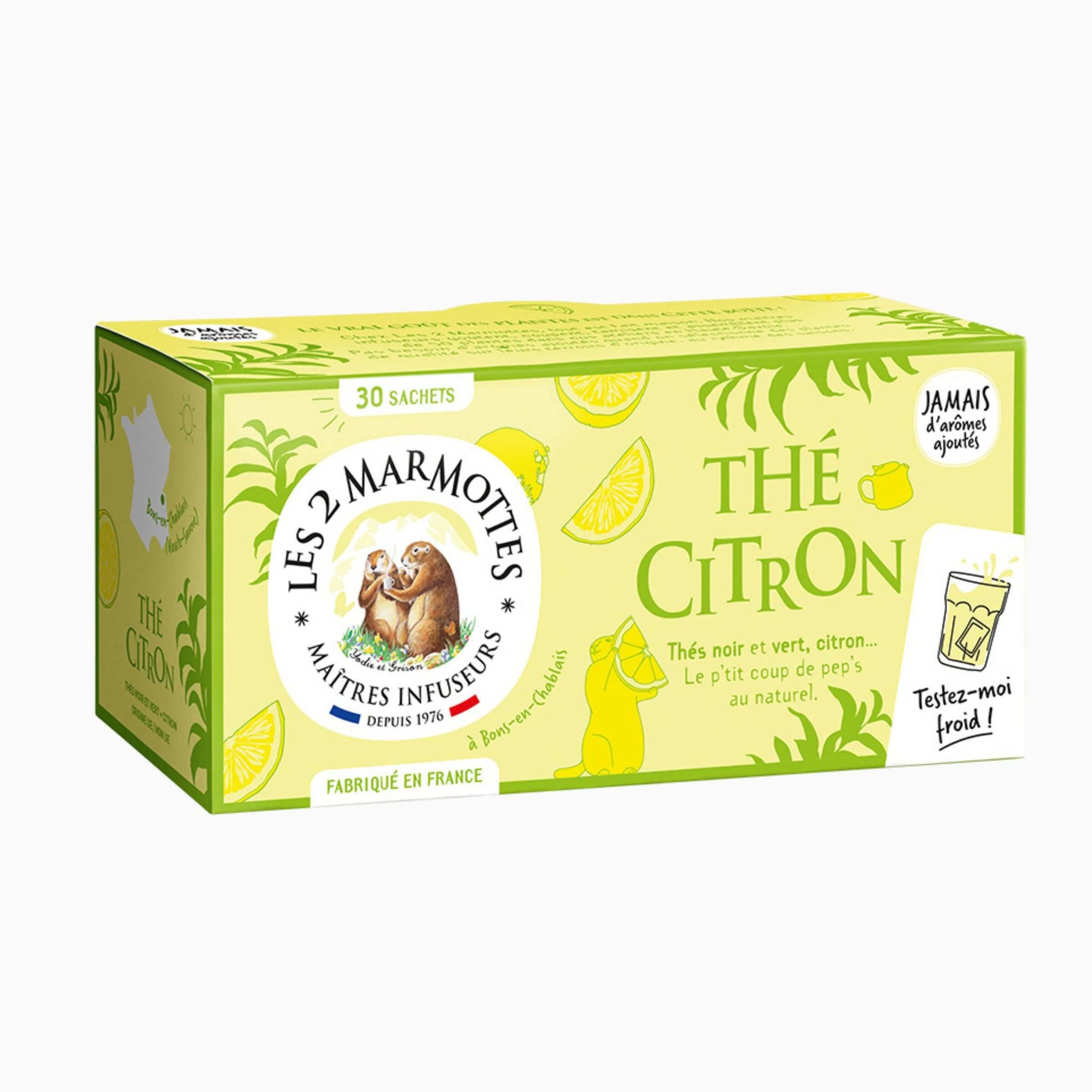 Thé citron bio Thé noir et vert au citron bio Les 2 Marmottes — free download