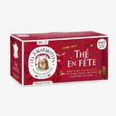 Thé de Noël les 2 Marmottes : thé noir bio, écorces de cacao, orange, cannelle et autres épices. Edition limitée pour les fêtes.