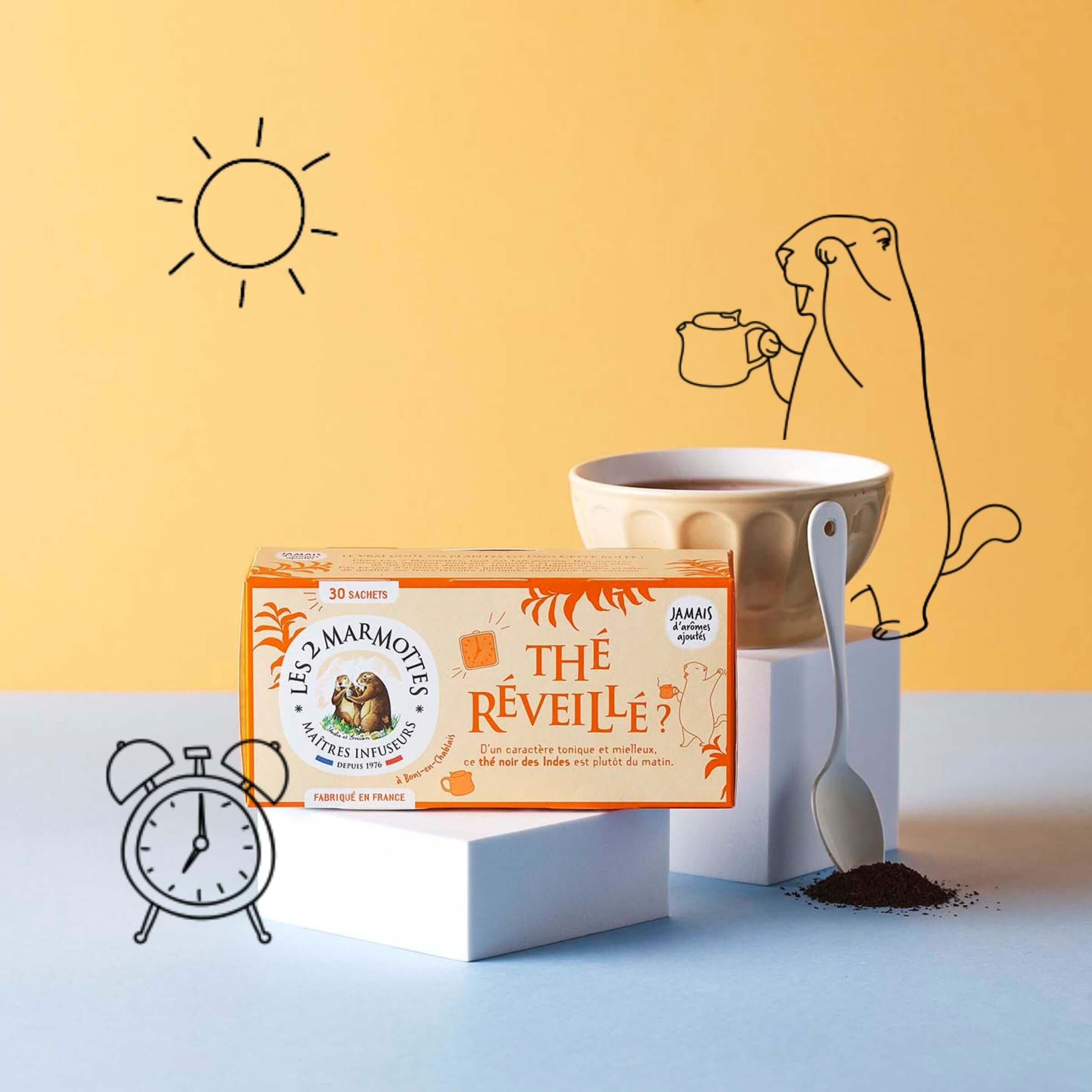 Thé noir biologique pour le matin