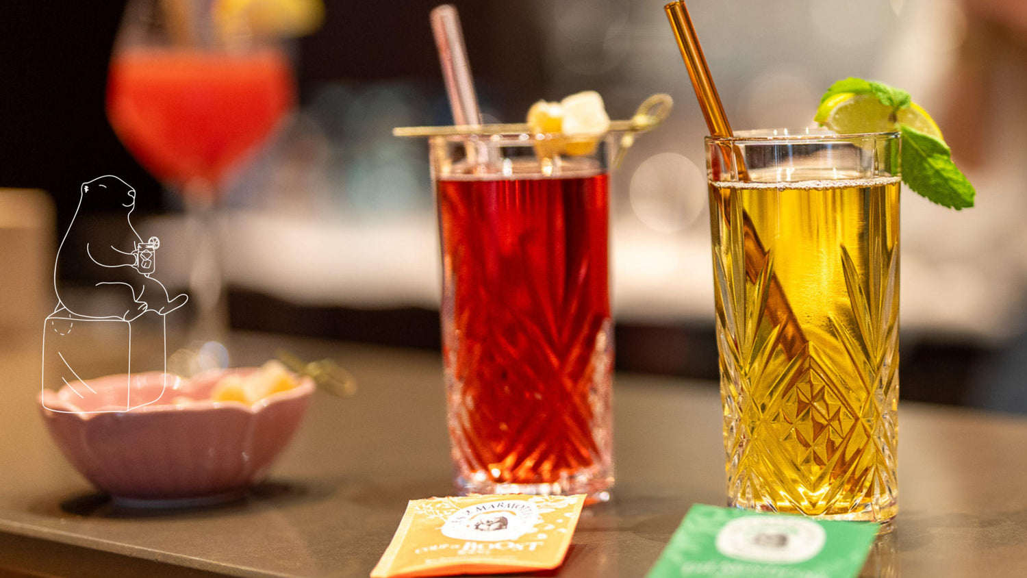 Un thé glacé à la menthe bio, sinon rien !