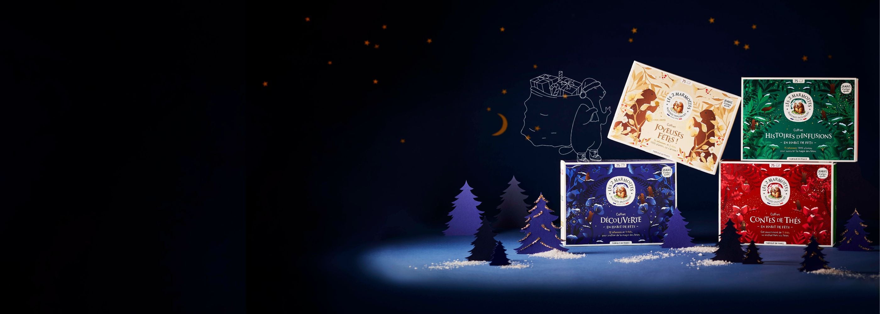 Coffrets cadeaux noel tisanes et thés, offre spéciale Black Friday