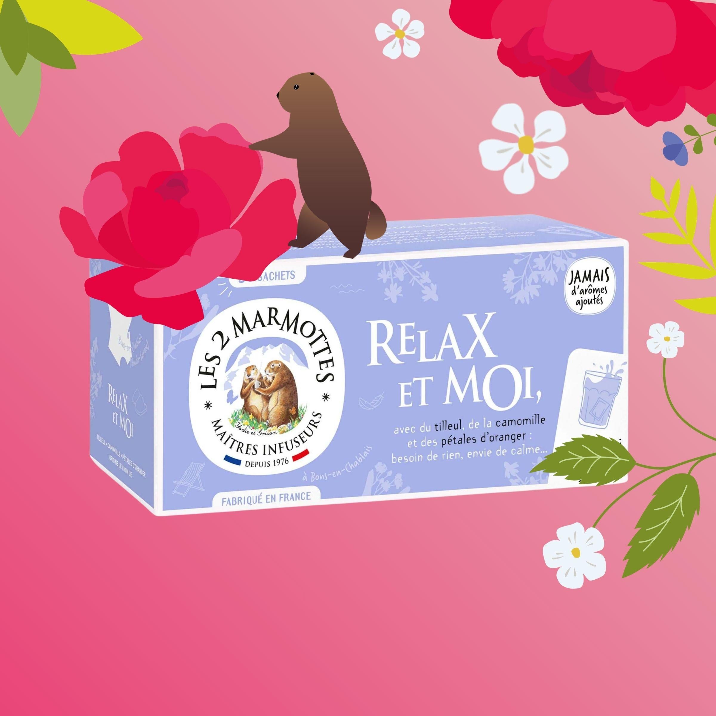 idée cadeau fête des mères : tisane détente fleur d'oranger