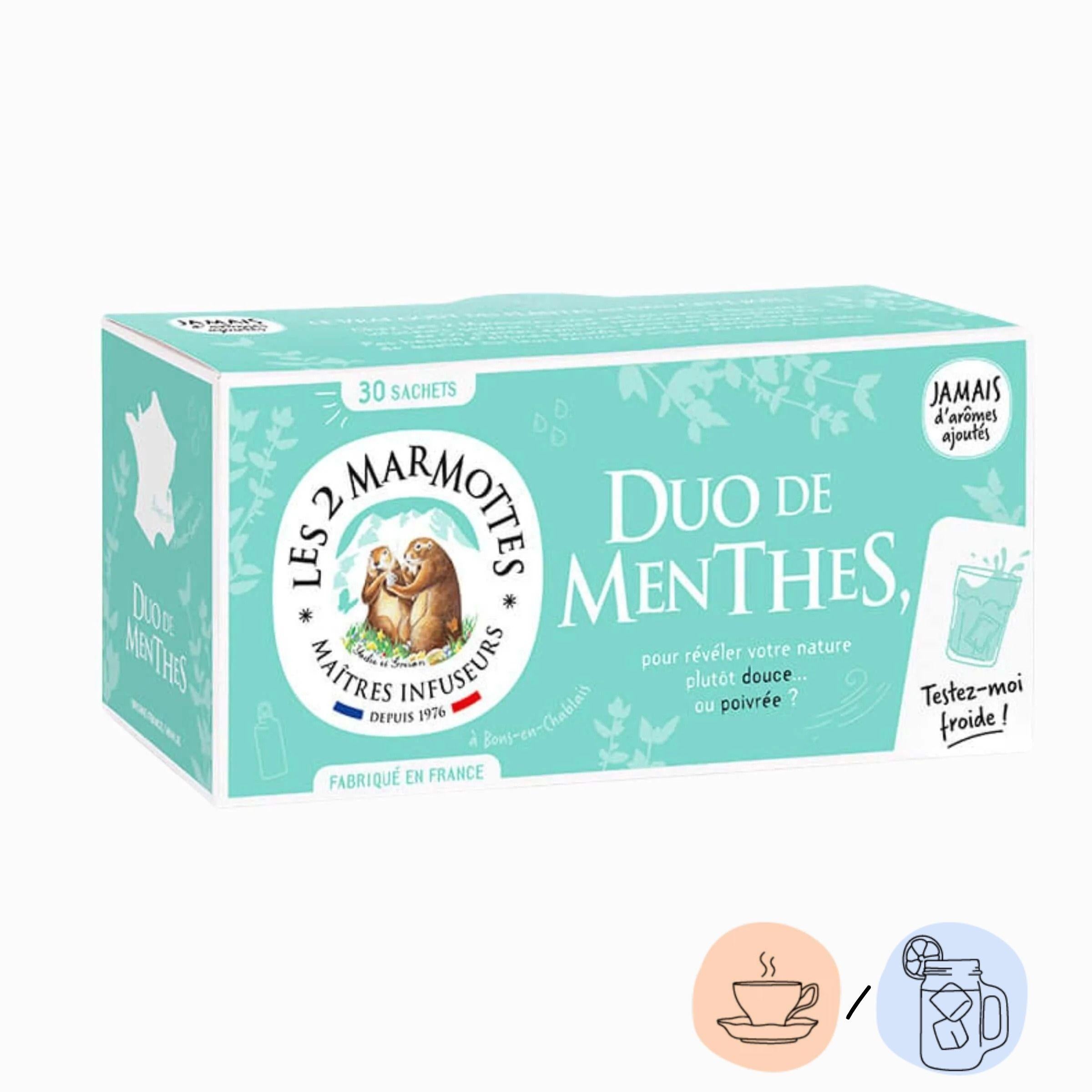 Cette tisane pure menthe peut se boire chaude ou glacée