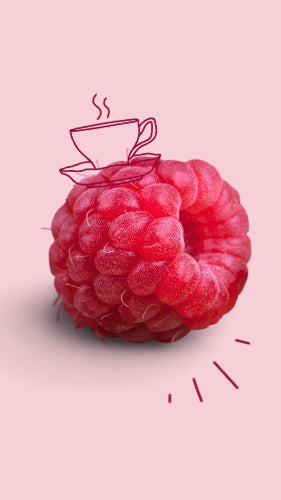 Les tisanes et thés aux fruits utilisent souvent la framboise