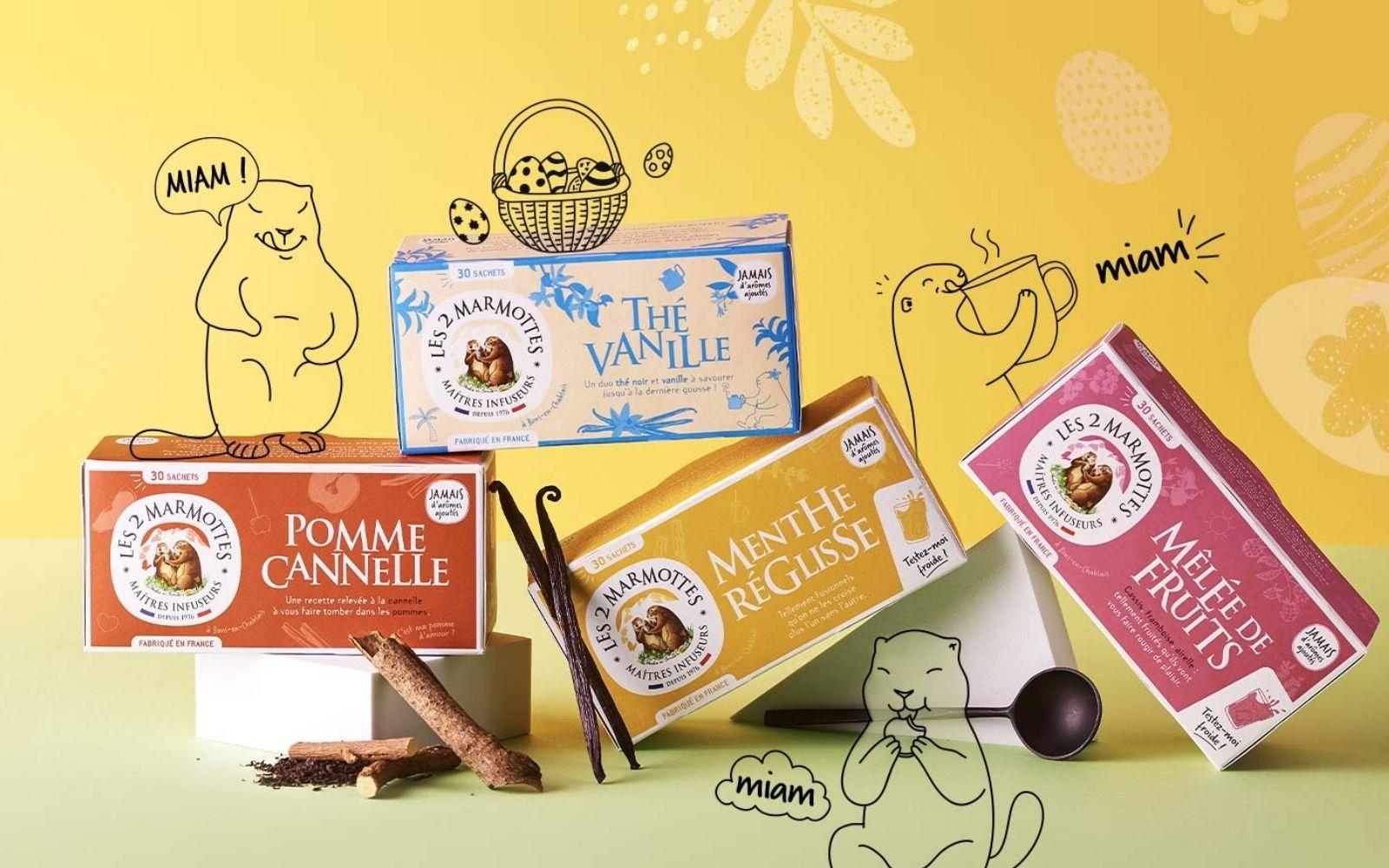 Tisanes et thés gourmands pour paques