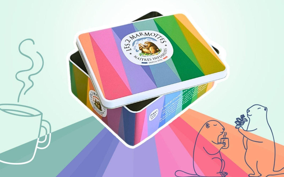 Offre cadeau : boîte métal à tisane et thés