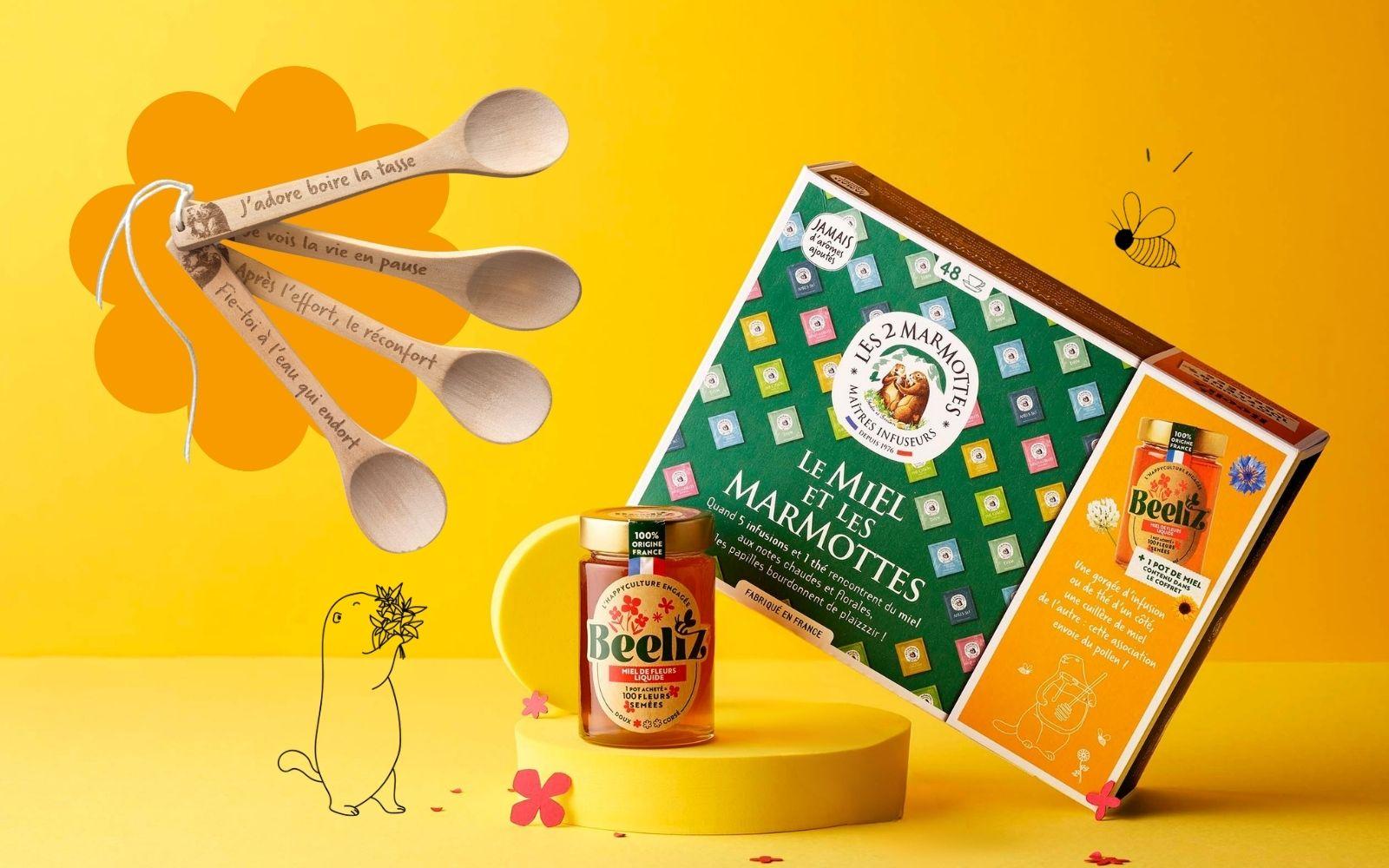 Offre flash : cuillères offertes pour les 100 1ères commandes avec coffret miel