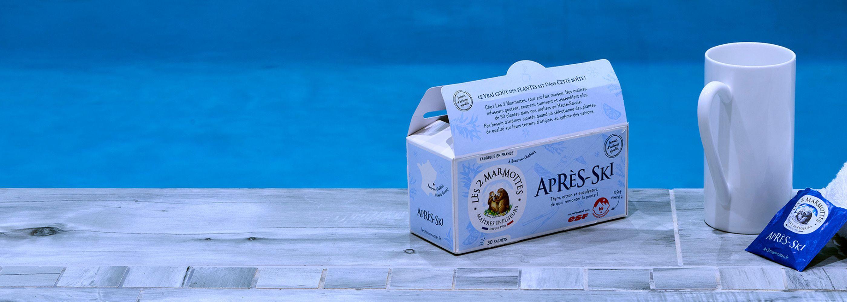 Tisane apres ski, tisane thym eucalyptus citron pour l'hiver