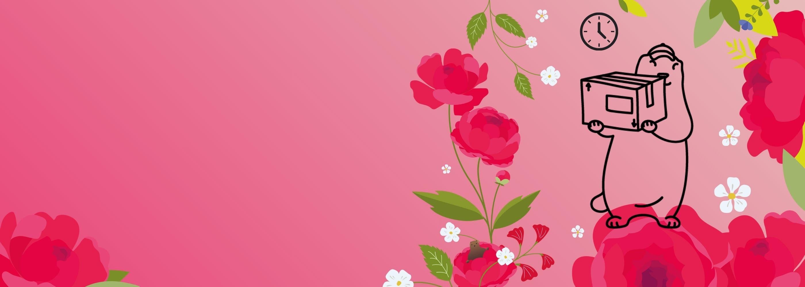 Livraison express avant Fête des grands meres