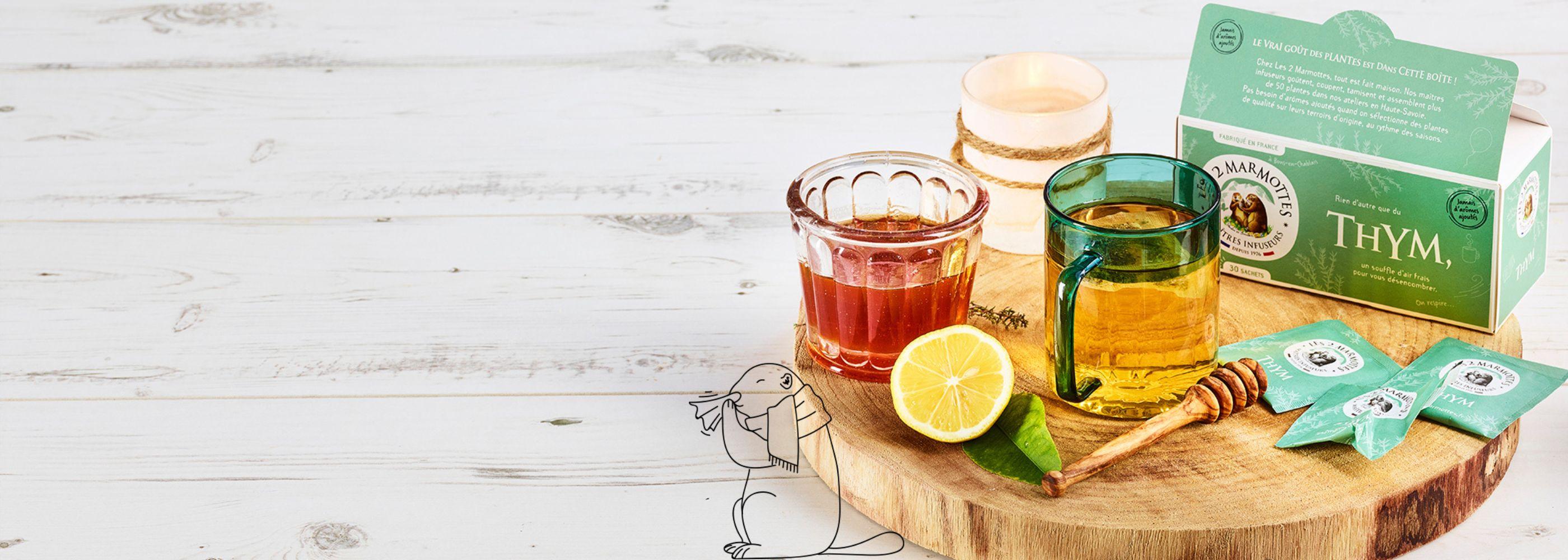 Maux d'hiver : la tisane de thym, remède de grand mere