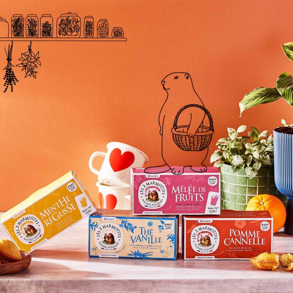 100% herbal tea and infusion | Les 2 Marmottes, natural tea and