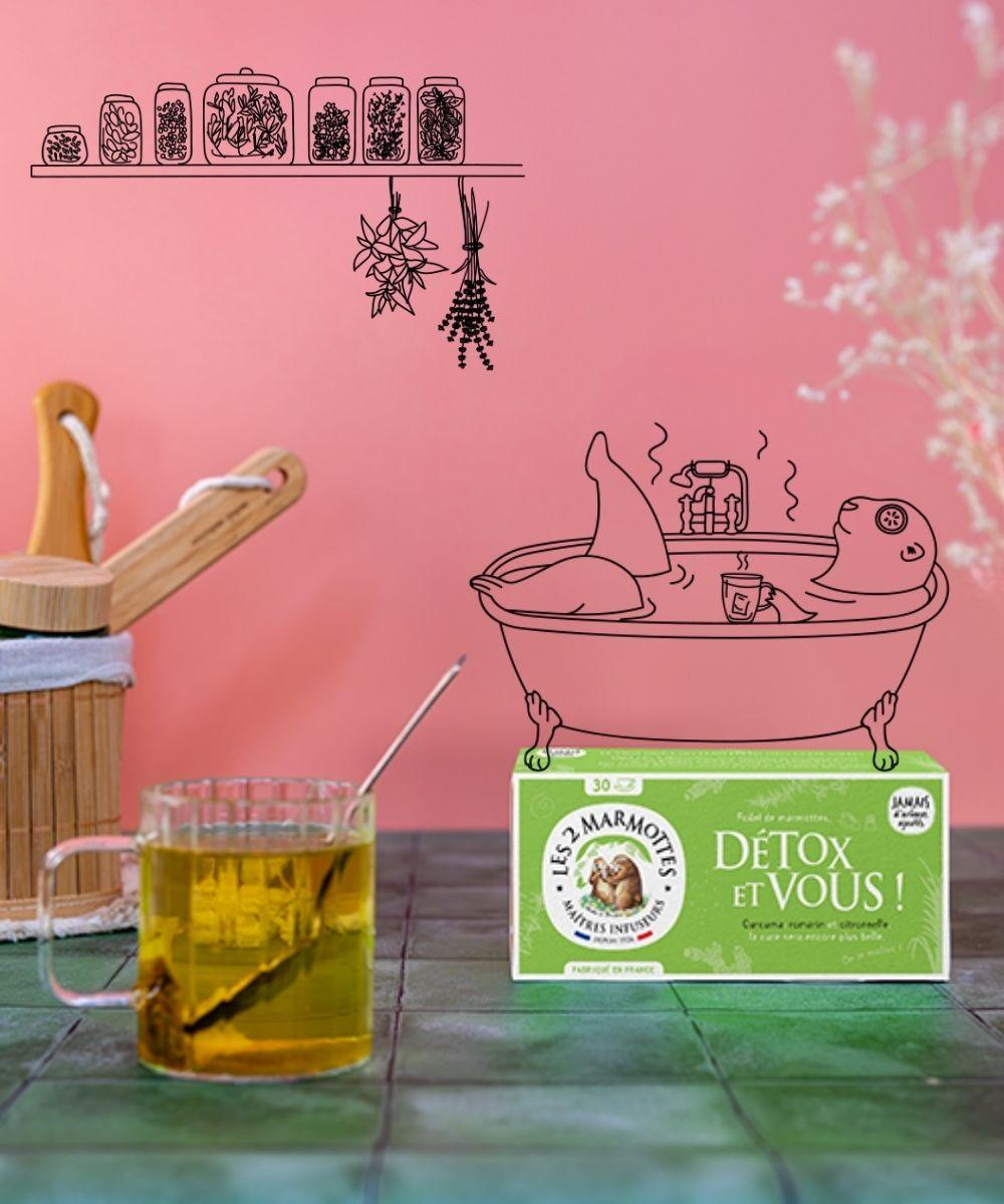 Tisane detox pour récupérer après les fetes