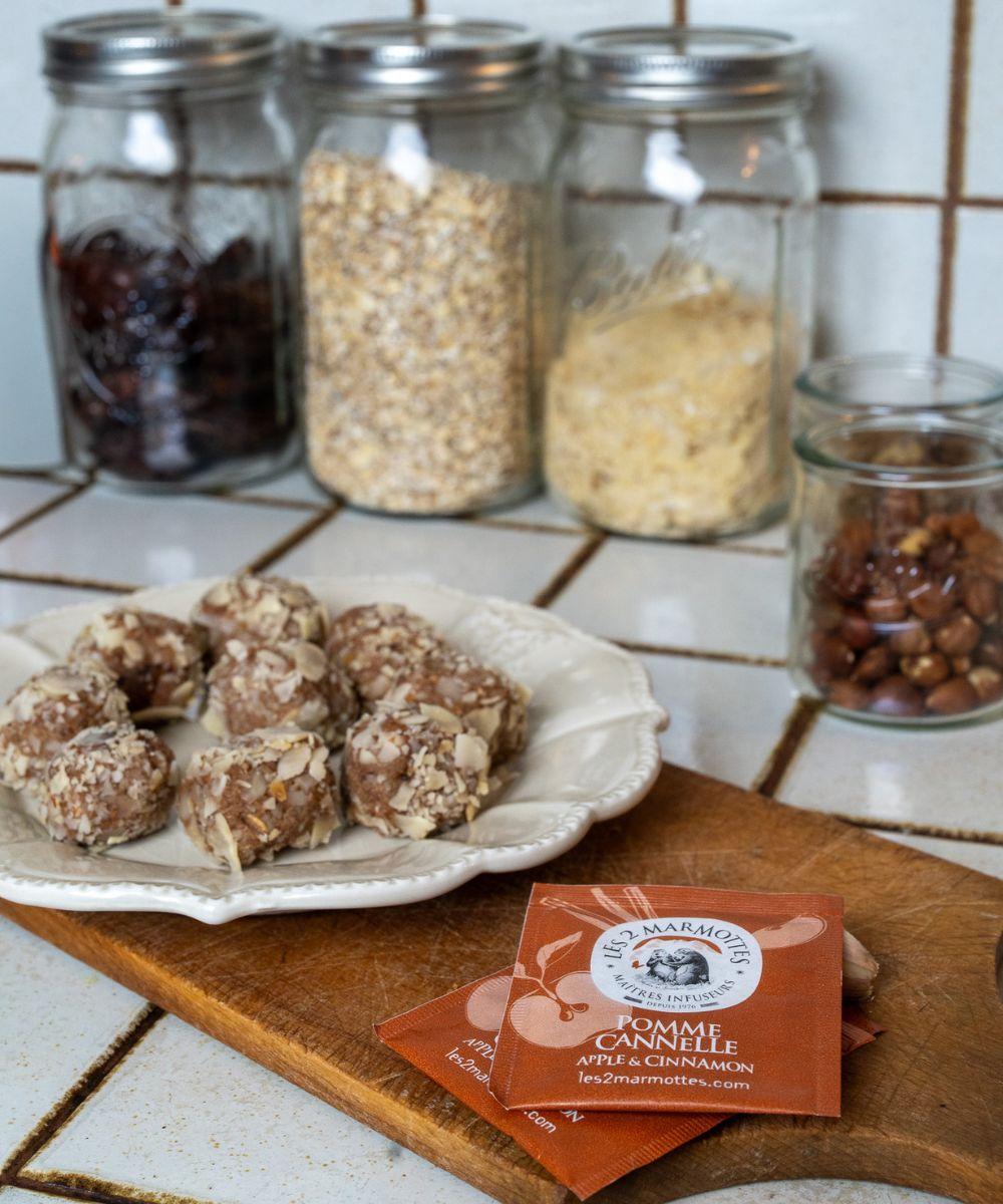 Recette energy balls pomme cannelle