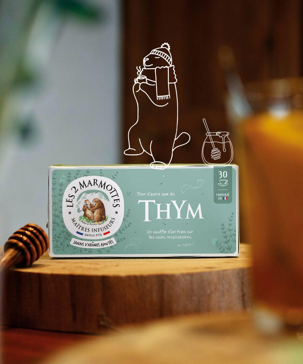 Remede de grand mere pour l'hiver, la tisane de thym