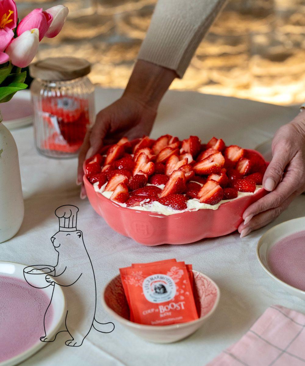 Recette tiramisu infusé à l'hibiscus