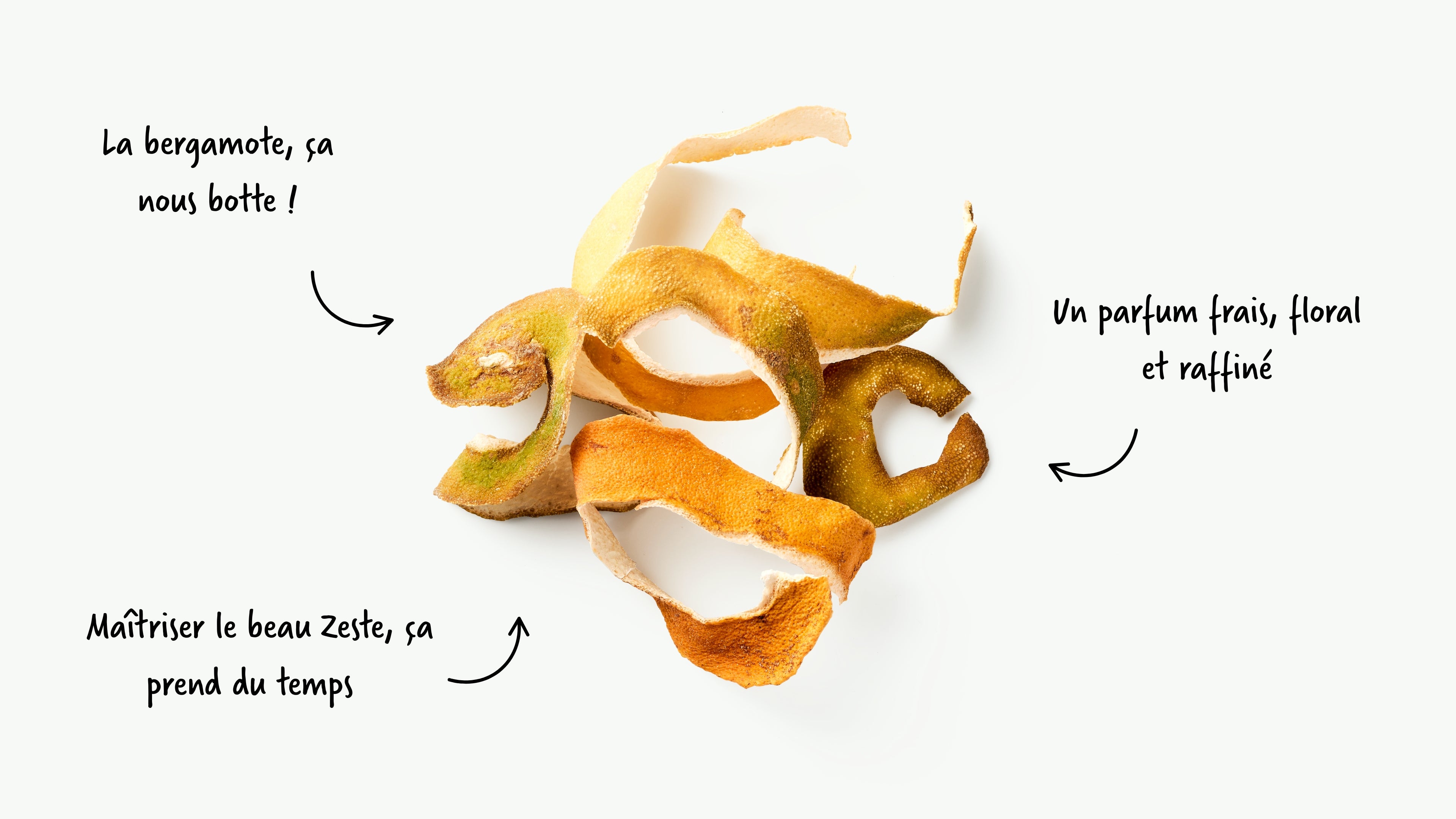 Les écorces et zestes de bergamote sont utilisées dans le thé earl grey