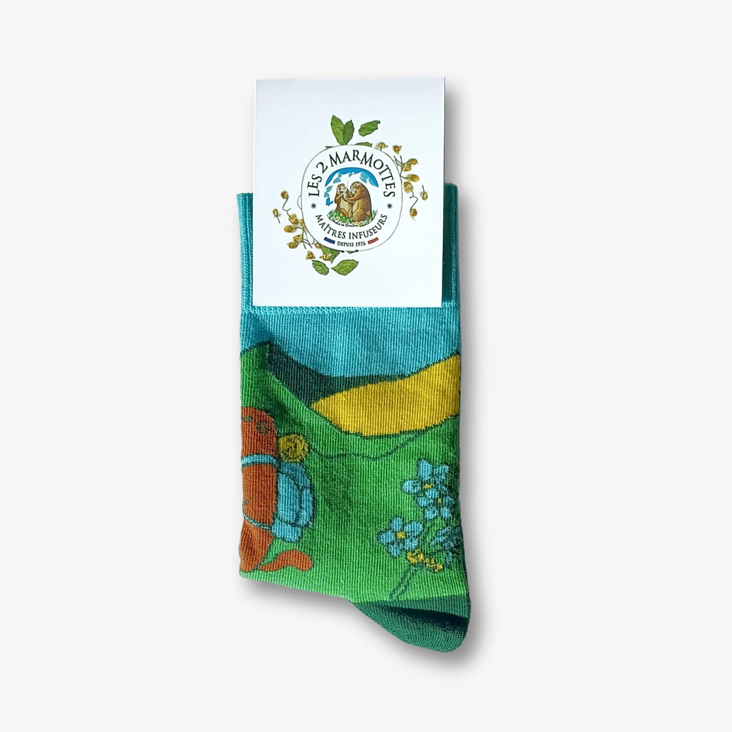 Chaussettes collector les 2 marmottes taille unique