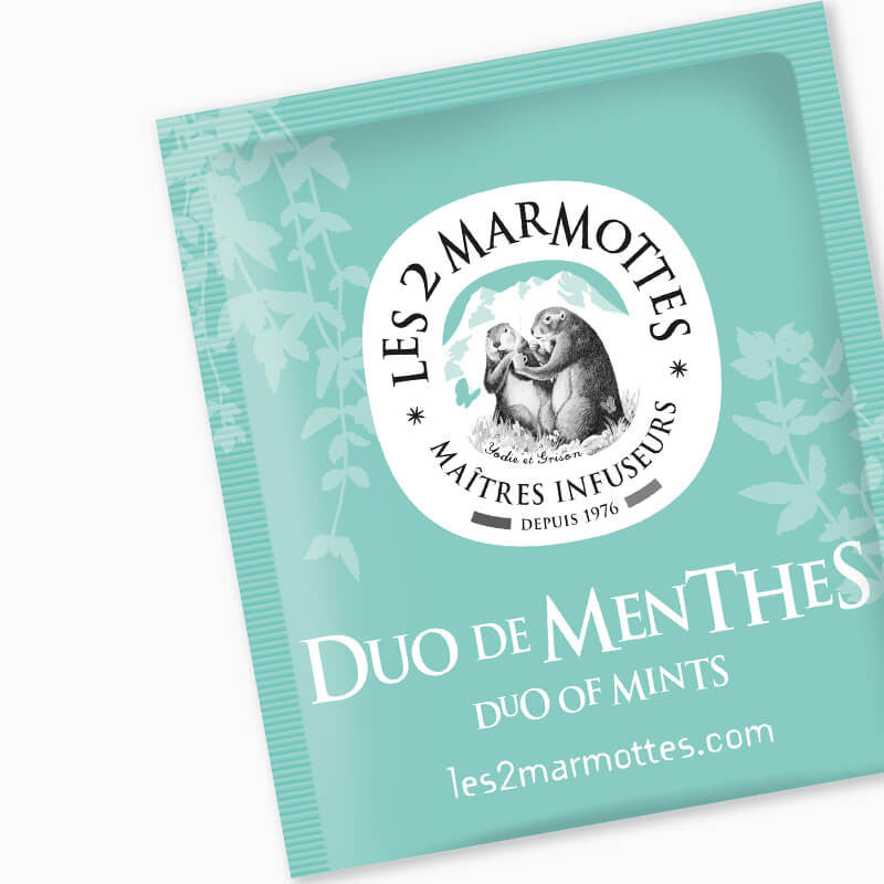 Sachet de tisane Duo de menthes les 2 marmottes
