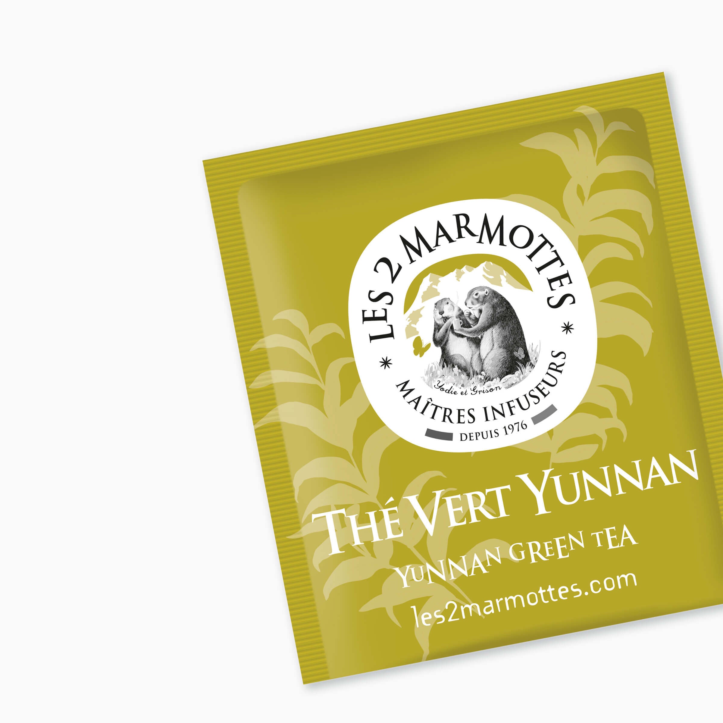Sachet thé vert yunnan les 2 marmottes