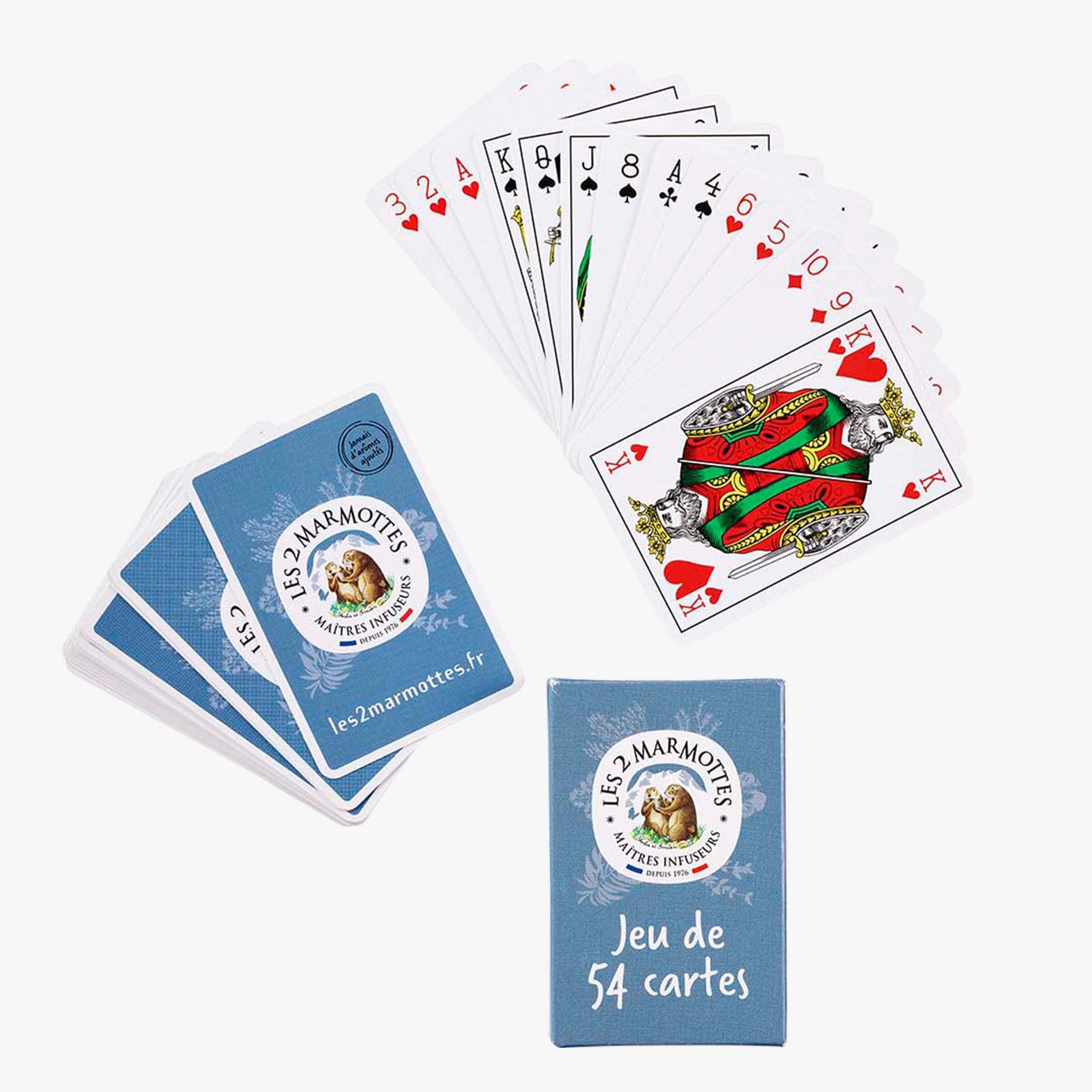 Jeu 54 cartes des Marmottes