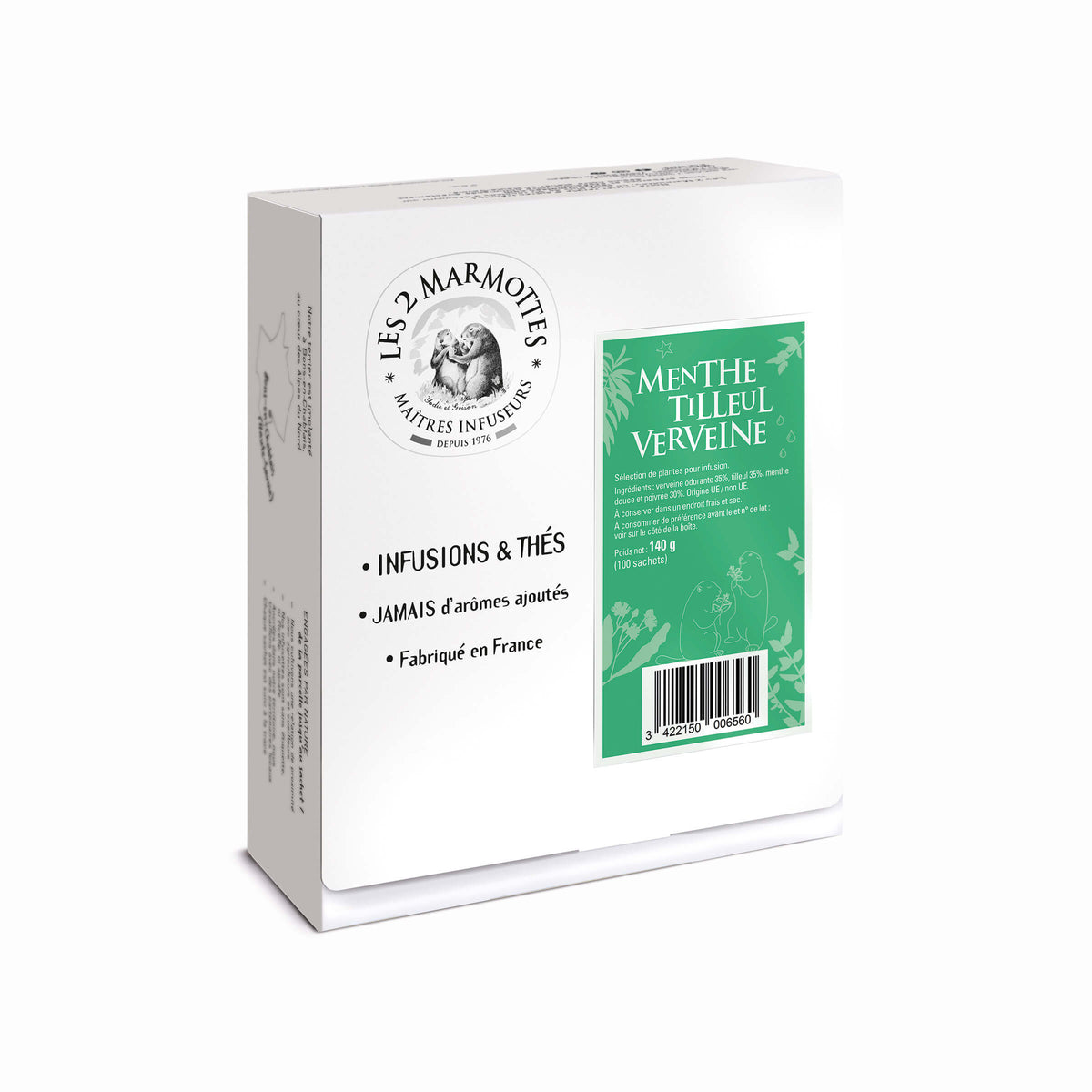 Infusion détente Menthe Tilleul Verveine pour le soir ou après-repas