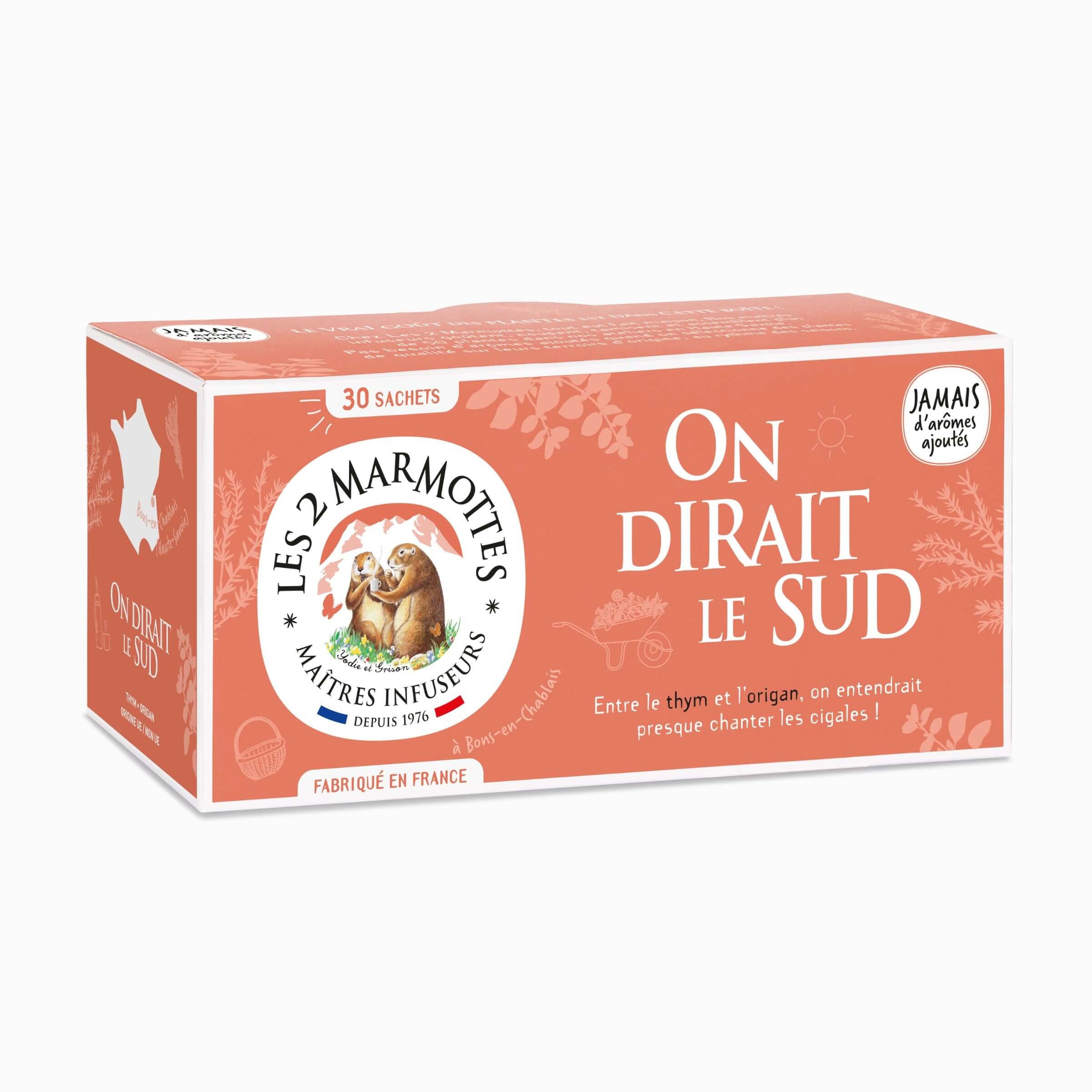 Tisane de thym et origan sans arômes ajoutés on dirait le sud