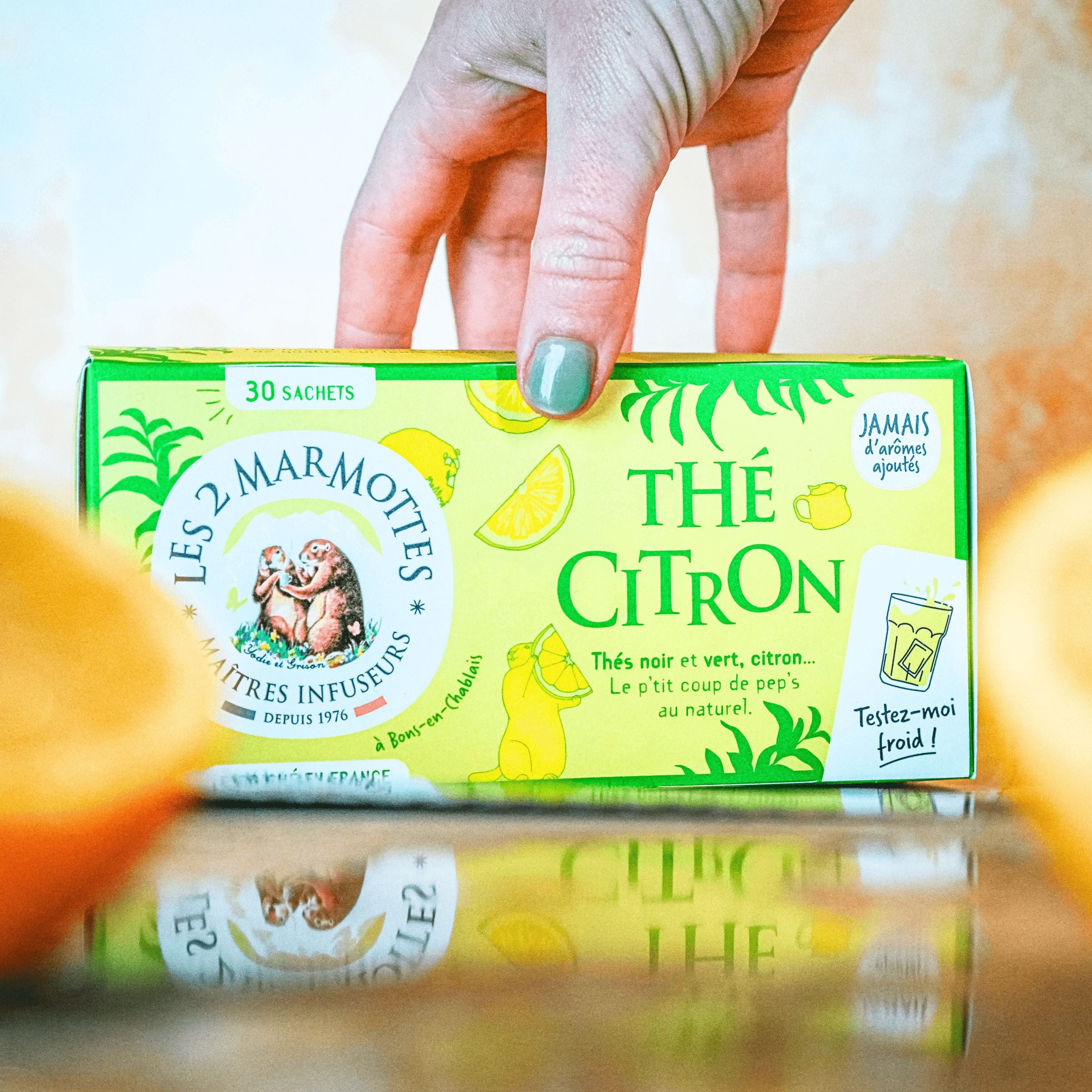 Thé citron bio aux vrais fruits
