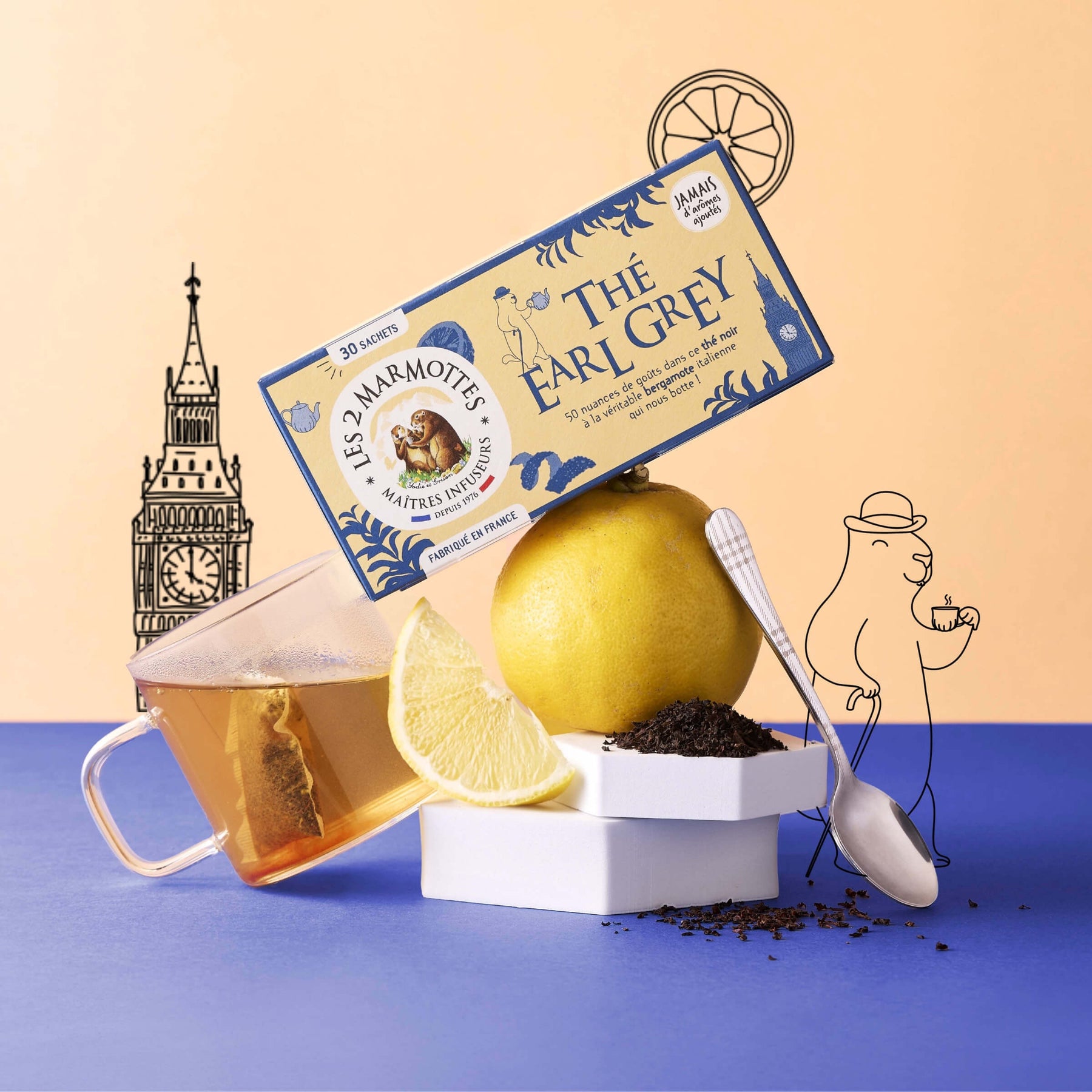 Corsican Earl Grey – Thé Noir Bergamote & Citron Corse