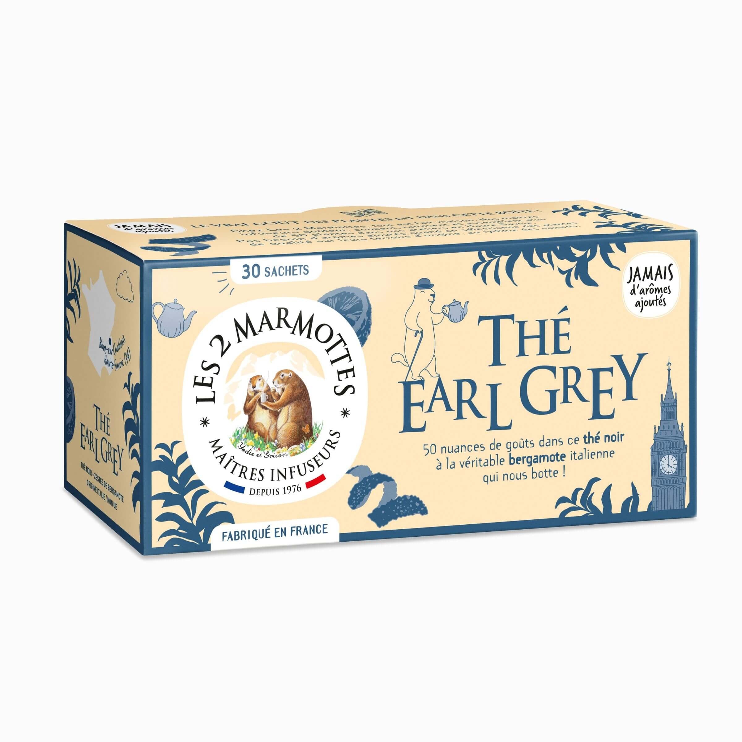 Thé Earl Grey Bio avec vraie bergamote